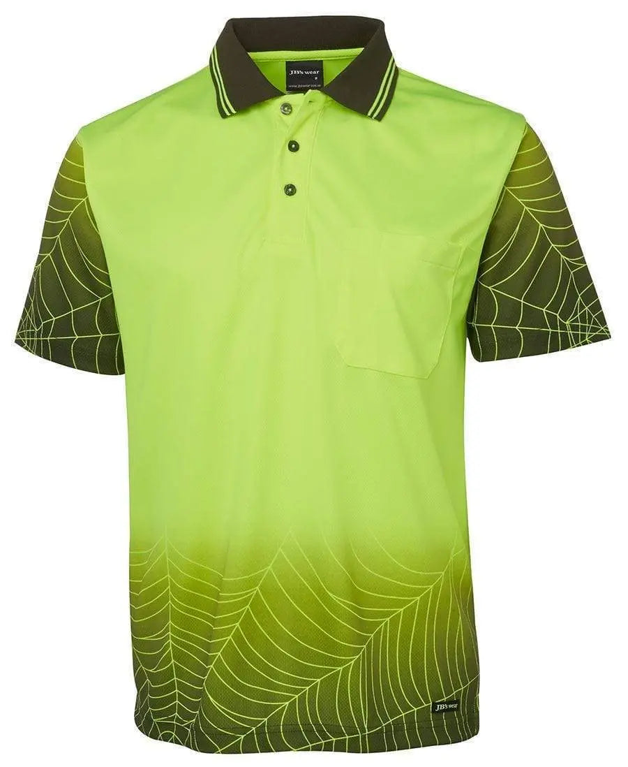 JB'S Hi-Vis Short Sleeve Web Polo 6WPS Metro Workwear.
